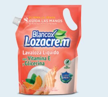 blancox lozacrem lavaloza liquido vitamina E 8x1500