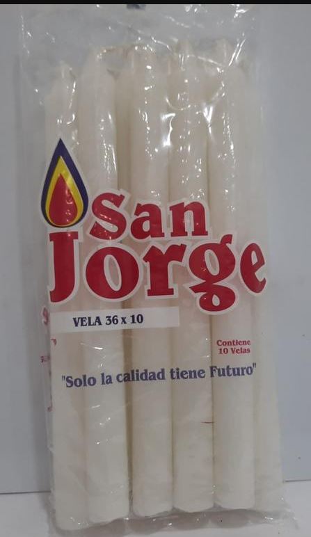 VELA SAN JORGE BLANCA GDE 36DP*10 DISPL  DISP