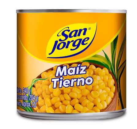 MAIZ TIERNO SAN JORGE 24X340 GRAMOS