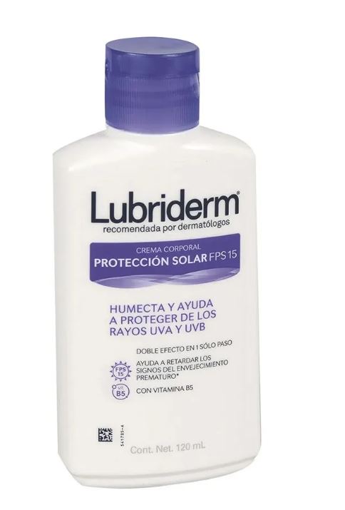 LUBRIDERM UV15 12*120ML