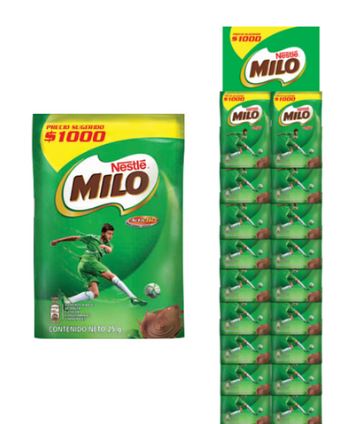 MILO TARJETA 36TARJ*18x20