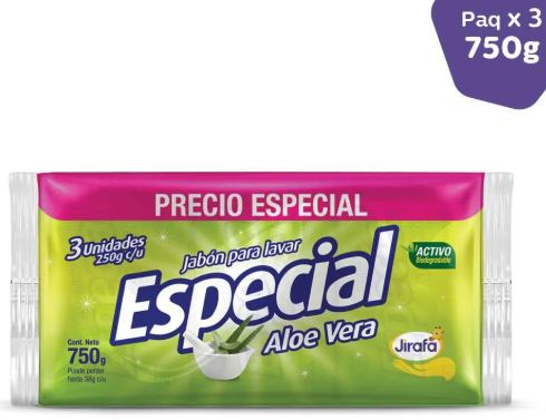 JIRAFA ESPECIAL ALOE VERA 10X3X5250
