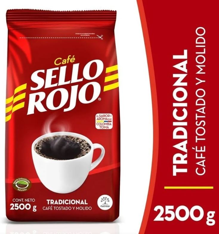 CAFE SELLO ROJO  6x2500
