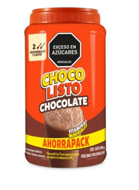 CHOCOLISTO TARRO UNIDAD 12x900