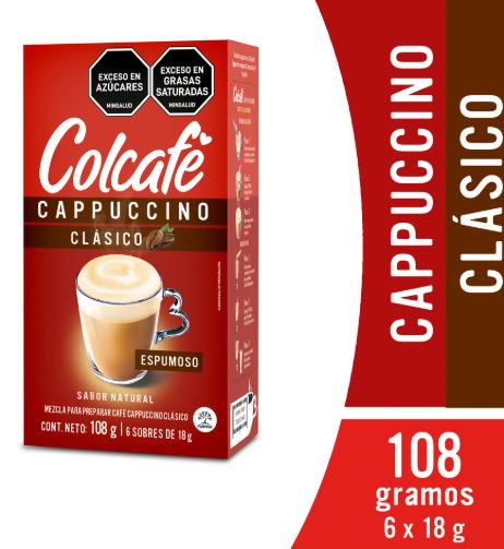 COLCAFE CAPUCINO CLASICO 12DISx6x18