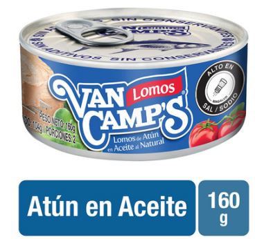 ATUN VAN LOMITO EN ACEITE 48X160