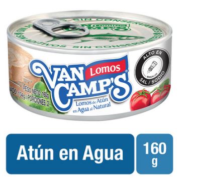 ATUN VAN LOMITO EN AGUA 48X160
