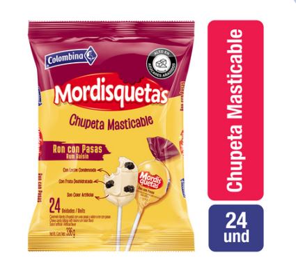 MORDISQUETA RON CON PASAS  20x24