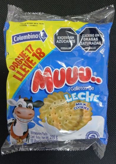 GALLETA MUU TIPO LECHE X30 P17LL28
