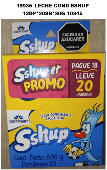 LECHE COND SSHUP 12DPX20SBX30