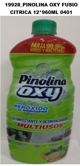 PINOLINA OXY FUSION CITRICA 12X960