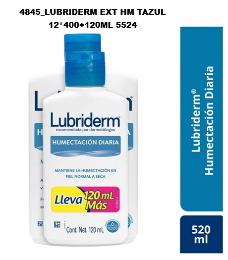 LUBRIDERM EXT HM TAZUL 12x400+120