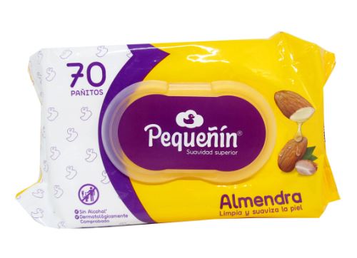 PAÑITO HUMEDO PEQUEÑIN ALMENDRA 24X70