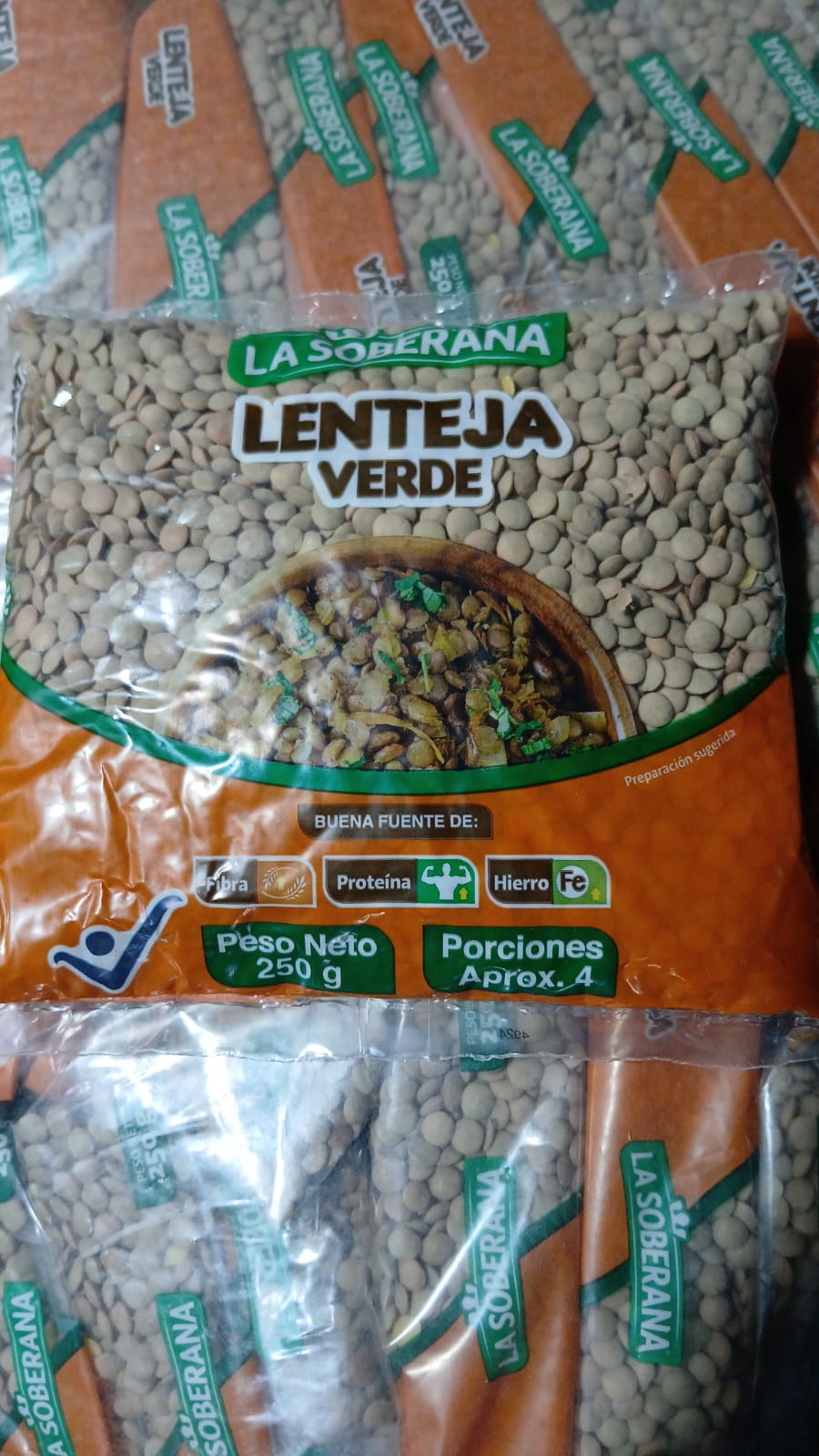 LENTEJA LA SOBERANA EXTRA 50x250