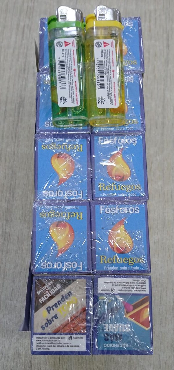 FOSFORO REFUEGO 10DPX5X20 GRATIS 2  ENCEN PIEDRA