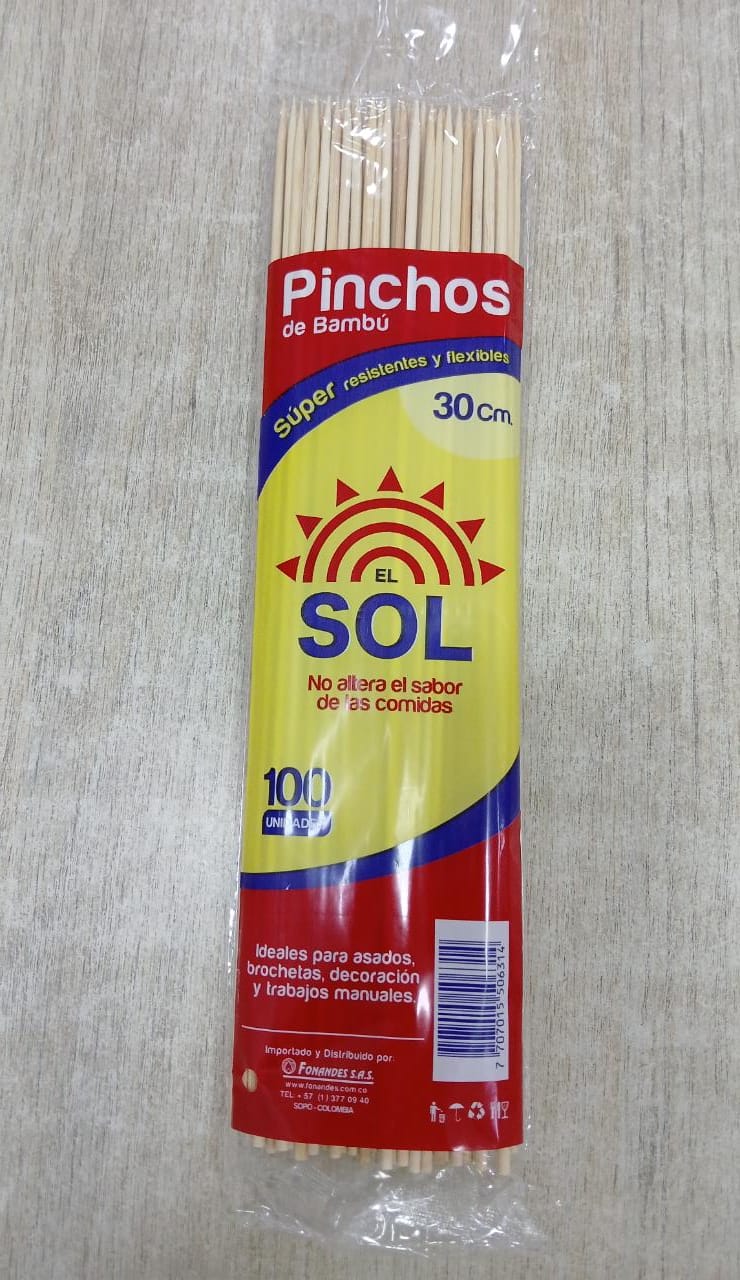 PINCHOS DELGADO 5DIS*10PQ*100*30CM