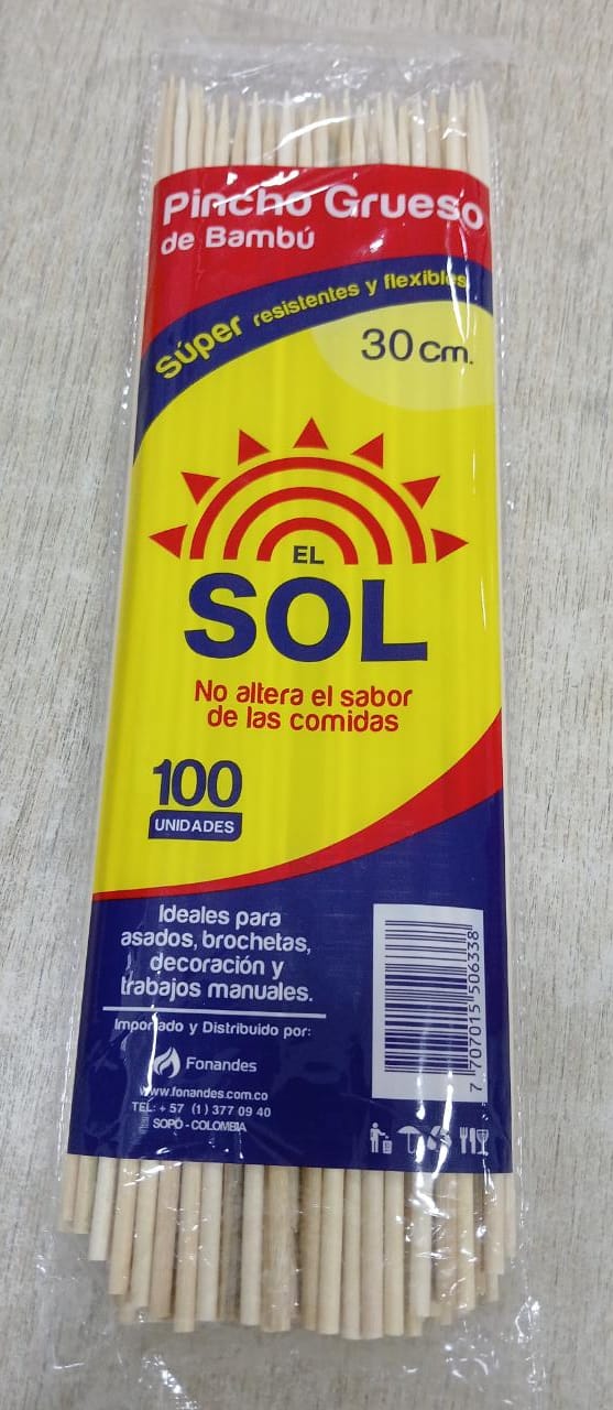 PINCHOS GRUESO 5DIS*10PQ*100*30CM