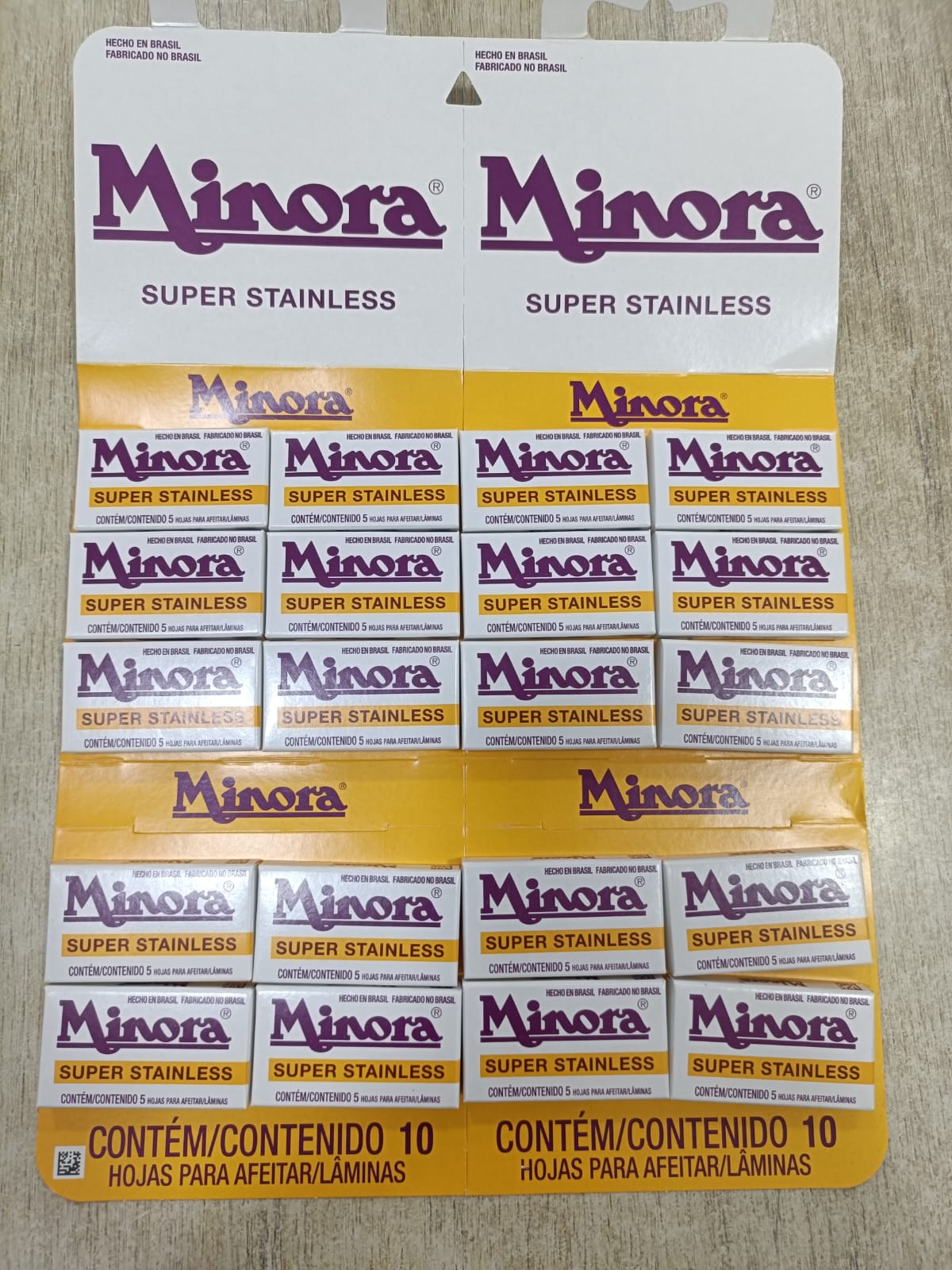 MINORA CUCHILLA 24DIS*20PAQ*5HOJ