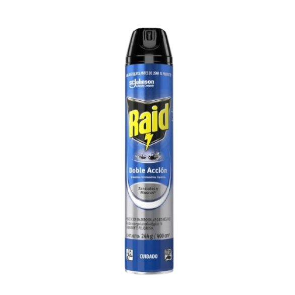RAID ELIMINA VOLADORES 12*400ML          UND