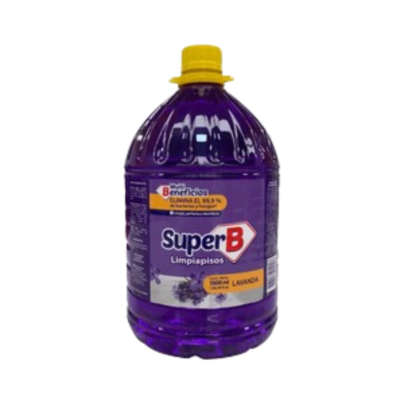 SUPER B DETER LIQ FLORAL 4*3000ML 17465  UND