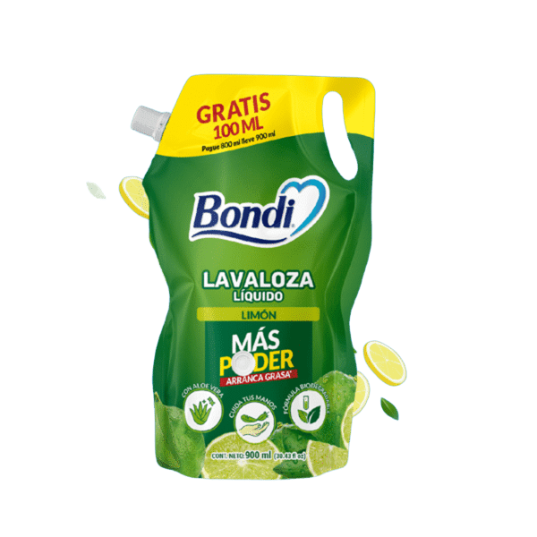 SUPER B LAVA LOZA BONDI LIMON 12*900ML   UND