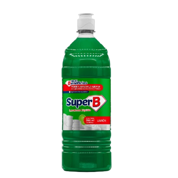 SUPER B LAVA LOZA LIQ LIMO 12*960ML 8986 UND