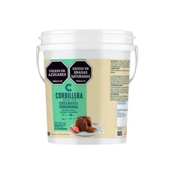 CHOCUBIERTA CORDILLERA TARRO 2*4KG 9258  UND