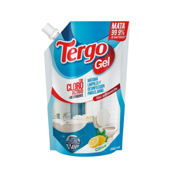 TERGO GEL CON CLORO DPK CTRUS 12*500ML   UND