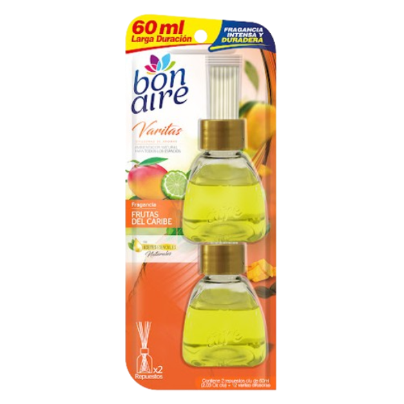 BON VARITAS FRUT  CARIBE 12*2*60ML 30106 UND