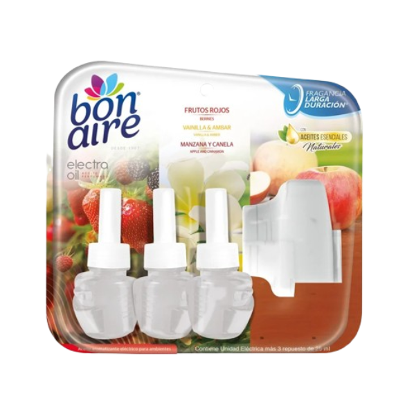 BON AIRE ELECTA RPT*3 SURTIDO 12*25ML 03 UND
