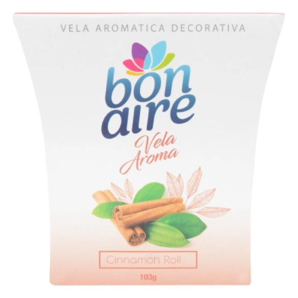 BON VELAROMA BIFASICA CINNAMON 12*103G   UND
