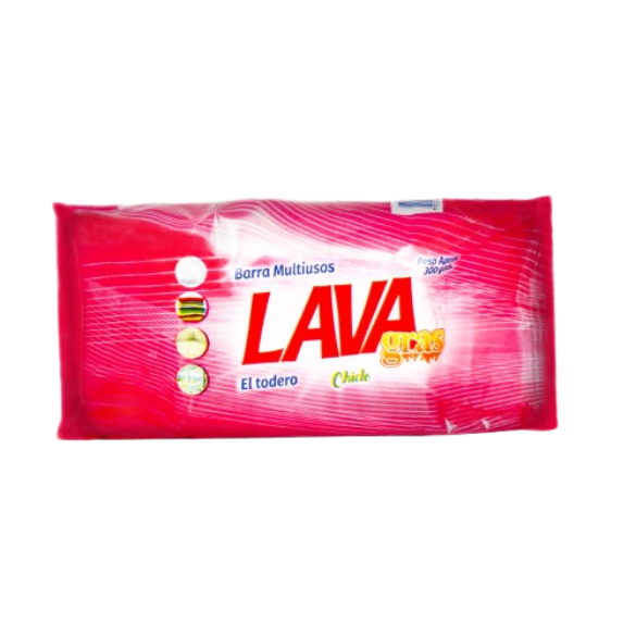 JABON BARRA LAVAGRAS CHICLE 48*300G      UND