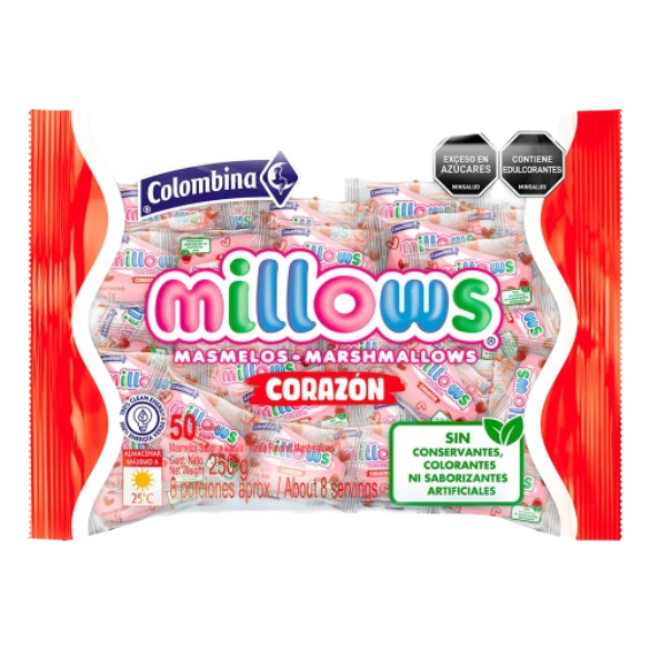 MILLOWS CORAZON 8BS*50 15779             UND