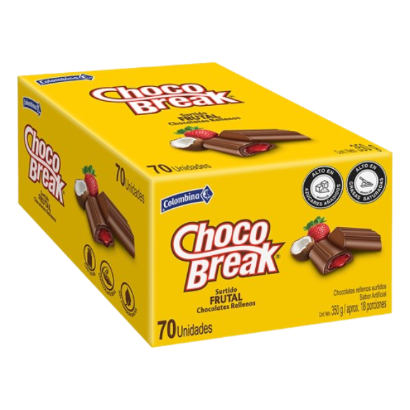CHOCOBREAK PLEG FRUTA 12PL*70UND  248    DISP