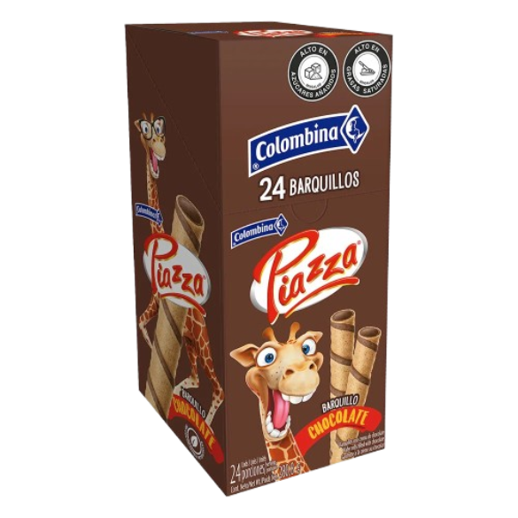 PIAZZA JIRAF CHOCOLATE 12DP*24  27281    DISP