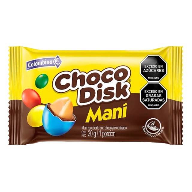 CHOCODISK DANDY MANI 12PL*12*20G 15231   DISP