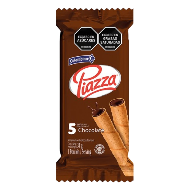 PIAZZA X5 CHOCOLATE 8DP*8*31G 20710      DISP