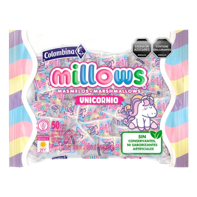 MILLOWS UNICORNIO 8*50 15777             BOLSA