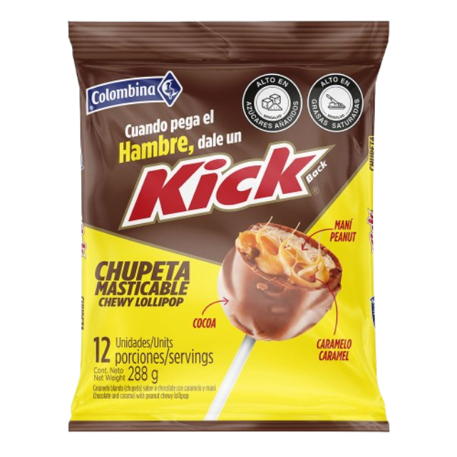KICK CHUPETA MASTICABLE 20BS*12UND 14726 BOLSA