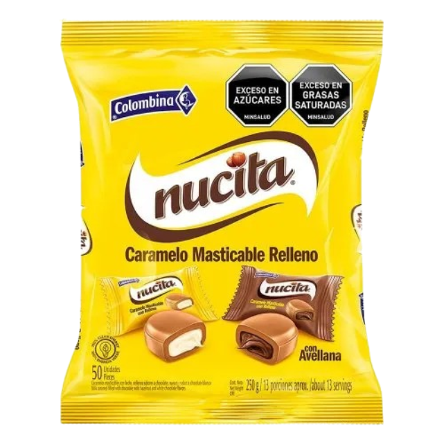 NUCITA MASTICABLE X 18B*50UN  12581      BOLSA