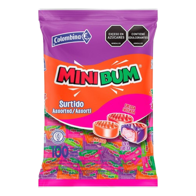 MINIBUM SURTIDO/ASSORT 16*100 16077      BOLSA