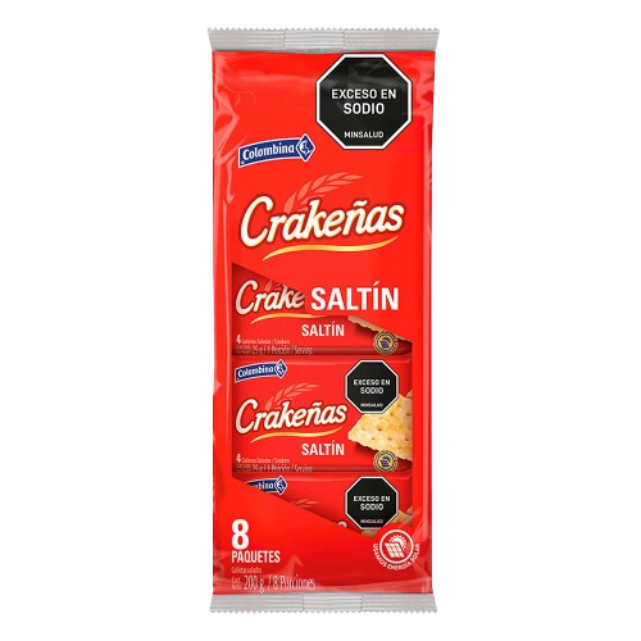 CRAKEnAS SALTIN INDV 24BS*8UND 20536     BOLSA