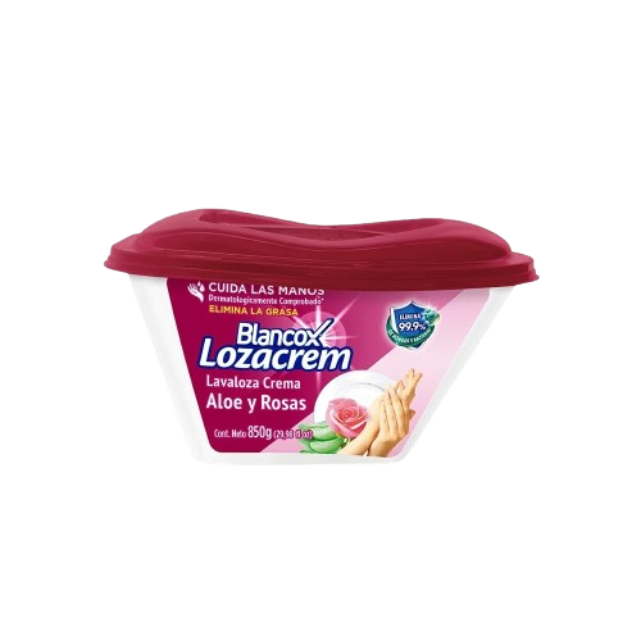 LAVALOZA CREM ALOE 12*850GR 0554         UND