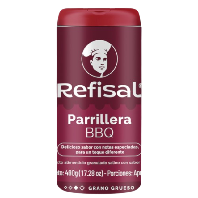 SAL PARRILLERA BBQ 12*490GR 40971        UND