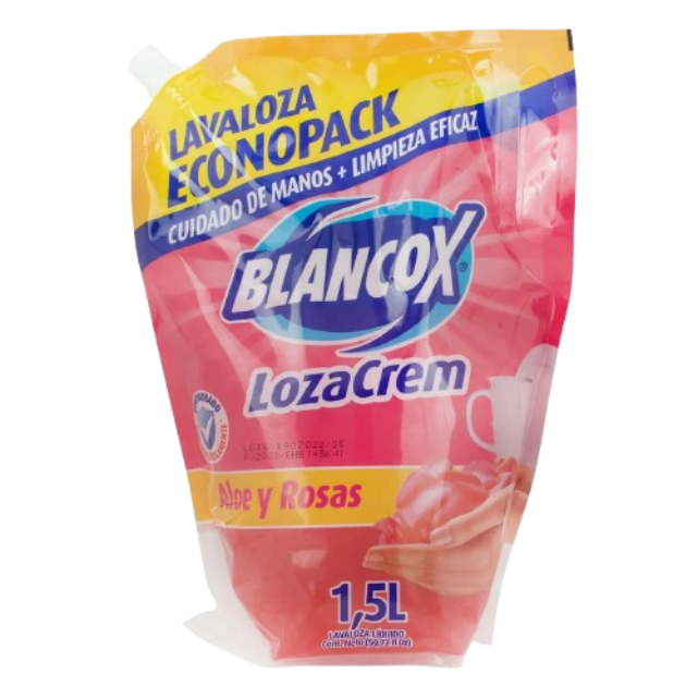 LOZALIQUIDO ALOE Y ROSAS 8*1500ML 40025  DPK